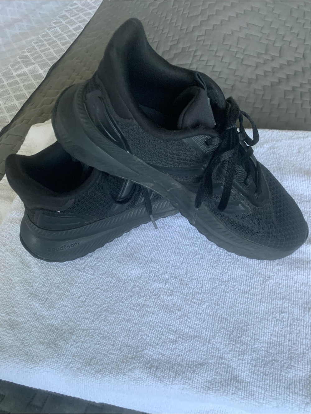 adidas Women's All-Black Cloudfoam Sneakers